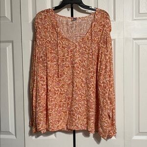 PRETTY Old Navy NWT smock top floral blouse shirt size 2X